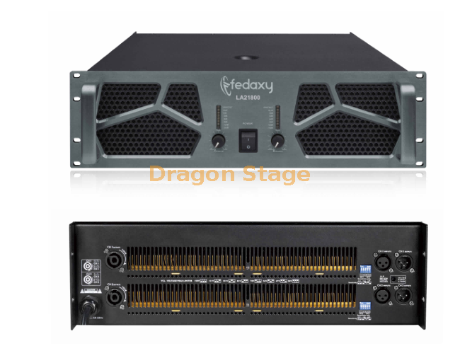 Guangzhou Factory Professional Speaker System Class TD 3U High Power Amplifier 2 Channel 1800W Crown