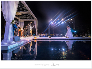 Scène de mariage en acrylique/scène de plate-forme en acrylique/scène en verre de piscine, scène transparente en acrylique de piscine